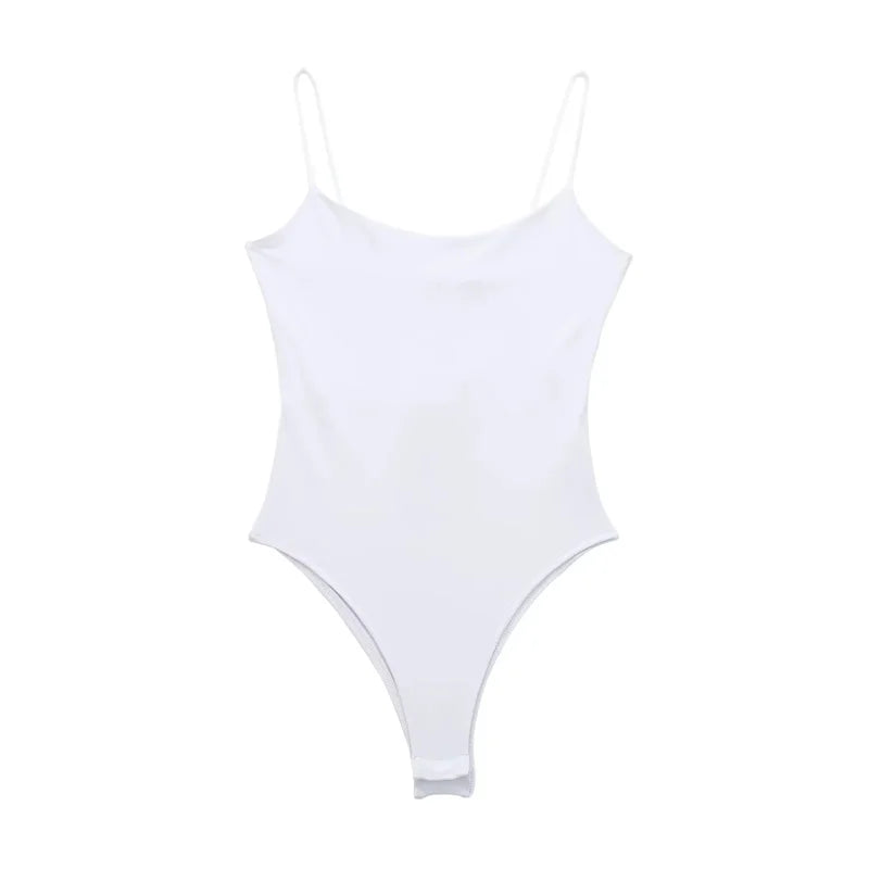 Body Justo Feminino MUJER com Costas Abertas