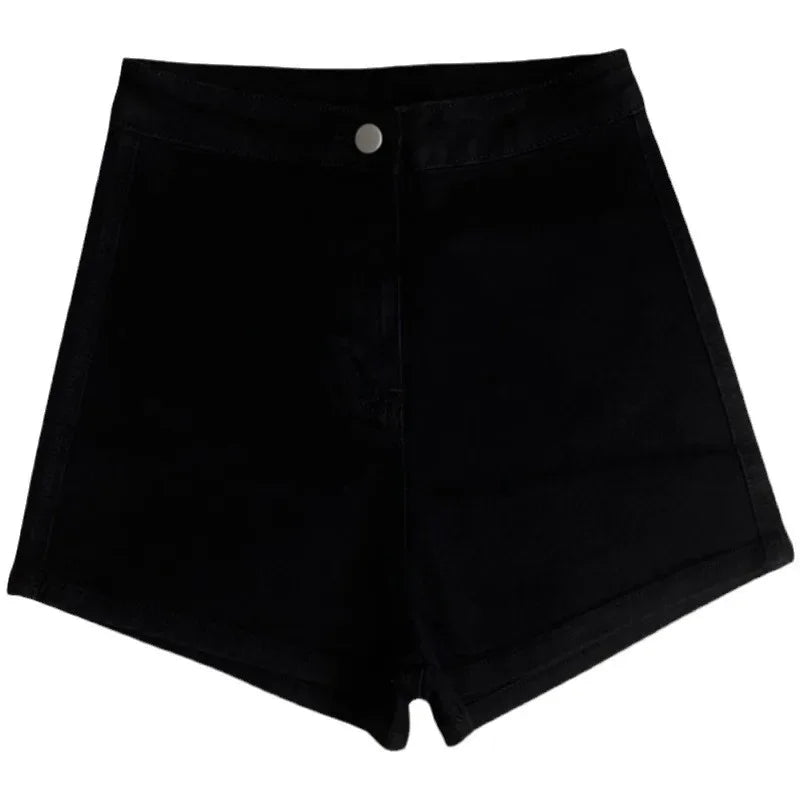 Short Jeans Feminino com Cintura Alta, Caimento Solto e Design Moderno