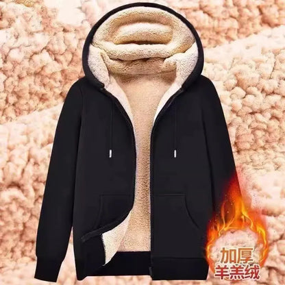 Moletom Feminino Plus Size com Capuz e Zíper
