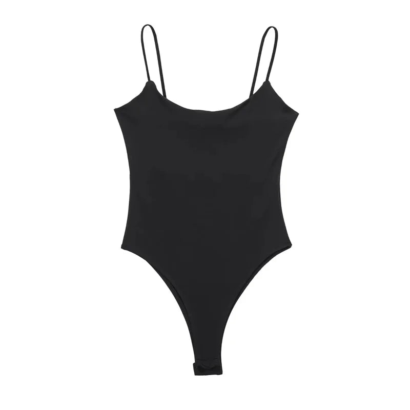Body Justo Feminino MUJER com Costas Abertas