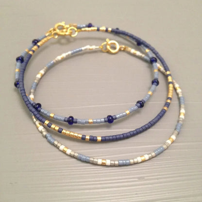 Kit de Pulseiras Miyuki Femininas com Miçangas Finas e Estilo Delicado