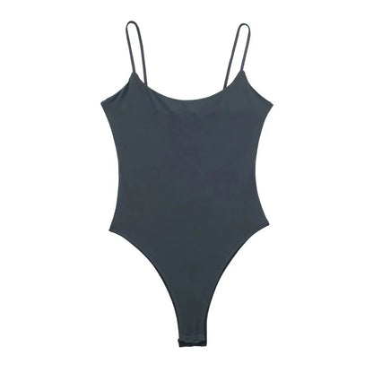 Body Justo Feminino MUJER com Costas Abertas