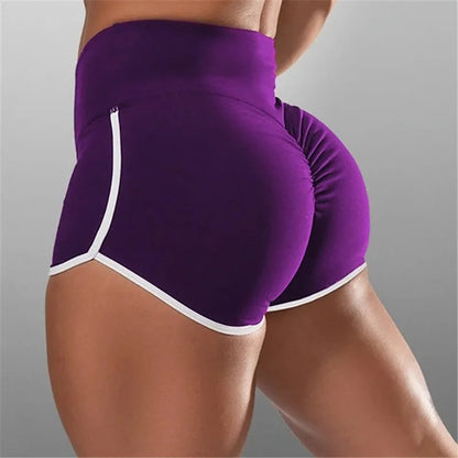 Short Feminino Fitness Cintura Baixa para Academia e Yoga