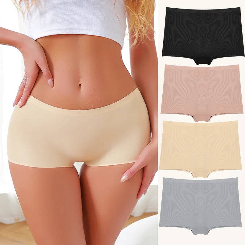 Calcinha Feminina Sem Costura Estilo Boxer
