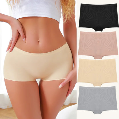 Calcinha Feminina Sem Costura Estilo Boxer