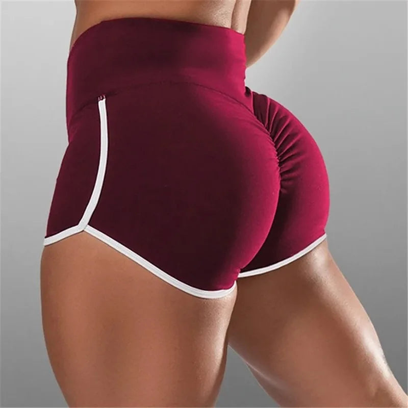 Short Feminino Fitness Cintura Baixa para Academia e Yoga