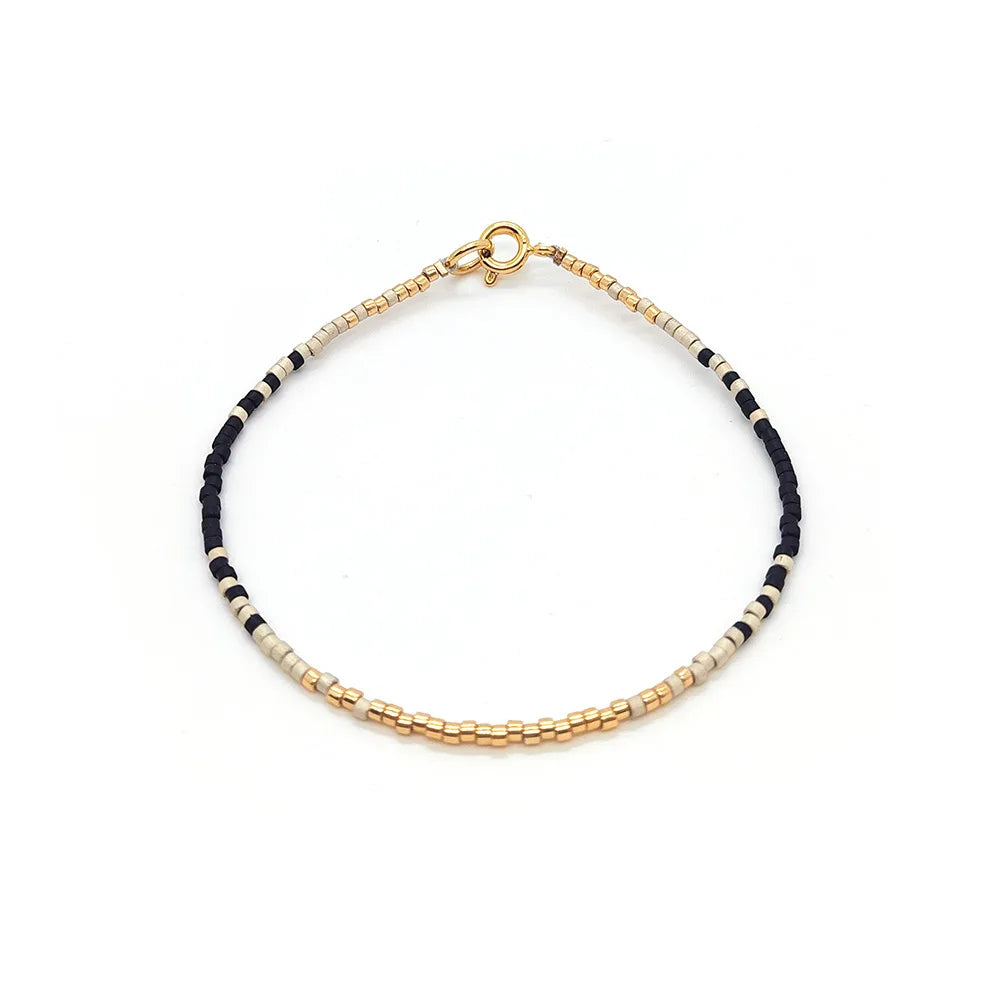 Kit de Pulseiras Miyuki Femininas com Miçangas Finas e Estilo Delicado