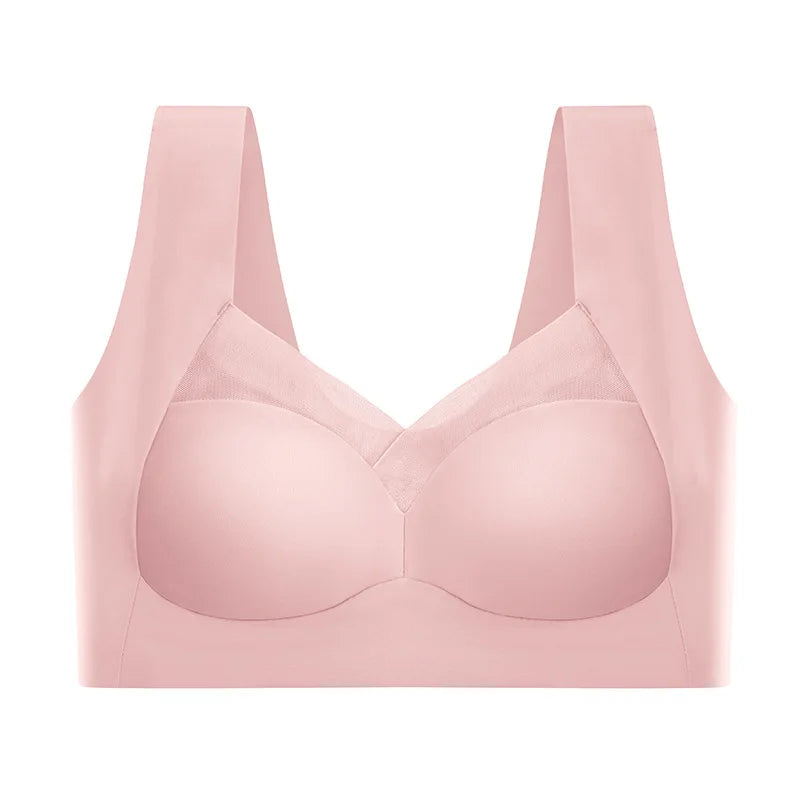 Sutiã Esportivo Feminino Respirável com Bojo, Sustentação Interna e Efeito Push Up