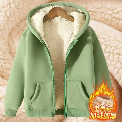 Moletom Feminino Plus Size com Capuz e Zíper