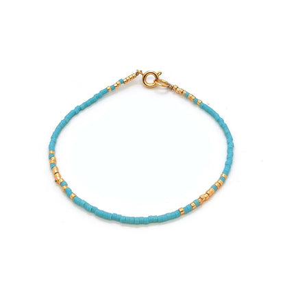 Kit de Pulseiras Miyuki Femininas com Miçangas Finas e Estilo Delicado