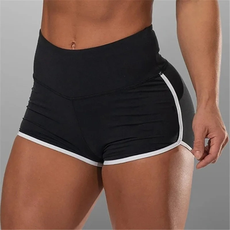 Short Feminino Fitness Cintura Baixa para Academia e Yoga