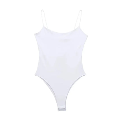 Body Justo Feminino MUJER com Costas Abertas