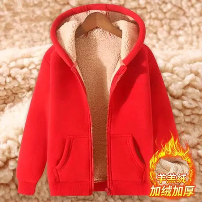 Moletom Feminino Plus Size com Capuz e Zíper