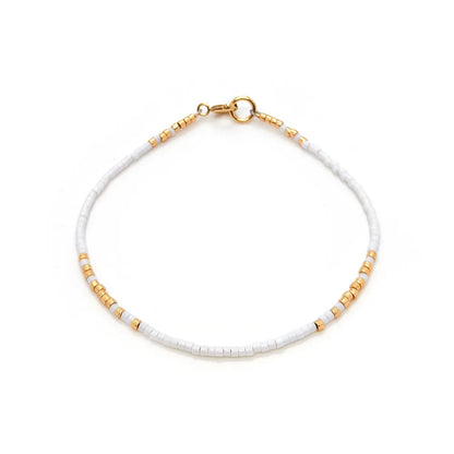 Kit de Pulseiras Miyuki Femininas com Miçangas Finas e Estilo Delicado