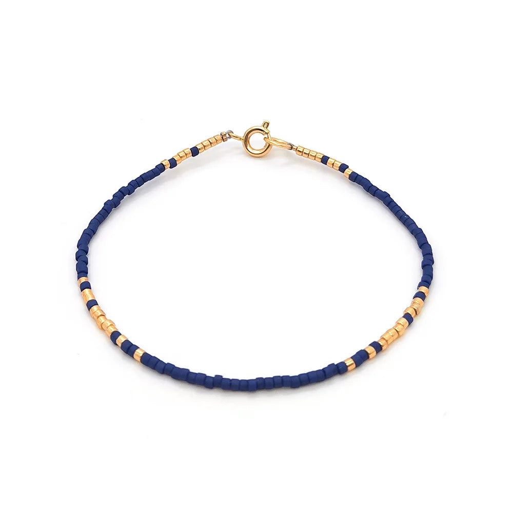Kit de Pulseiras Miyuki Femininas com Miçangas Finas e Estilo Delicado