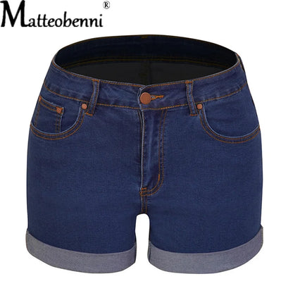 Short Jeans Feminino de Cintura Alta com Modelagem Ajustada e Caimento que Valoriza a Silhueta